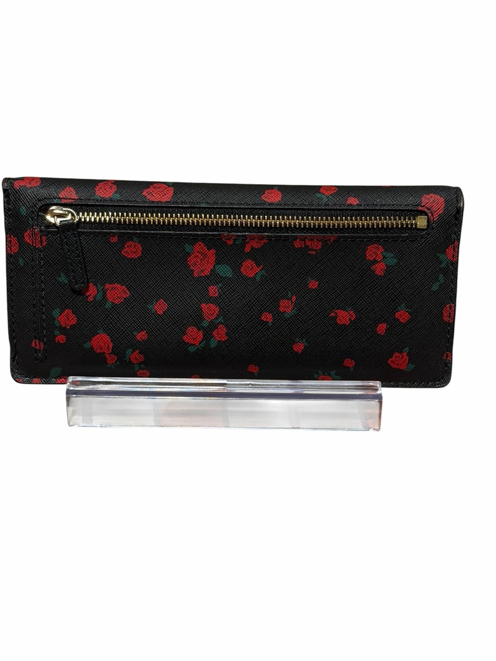 Michael Kors Hayes Large Duffle Satchel & Matching Flap Wallet Set – Rose Floral - Picture 11 of 13